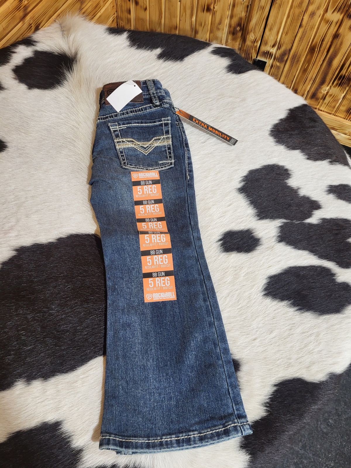 BB6122 Regular Fit/ Bootcut Boys Jeans