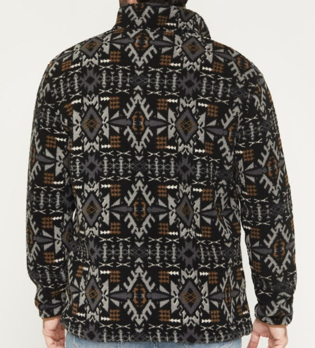 Men`s Black Bozeman Fleece Pullover