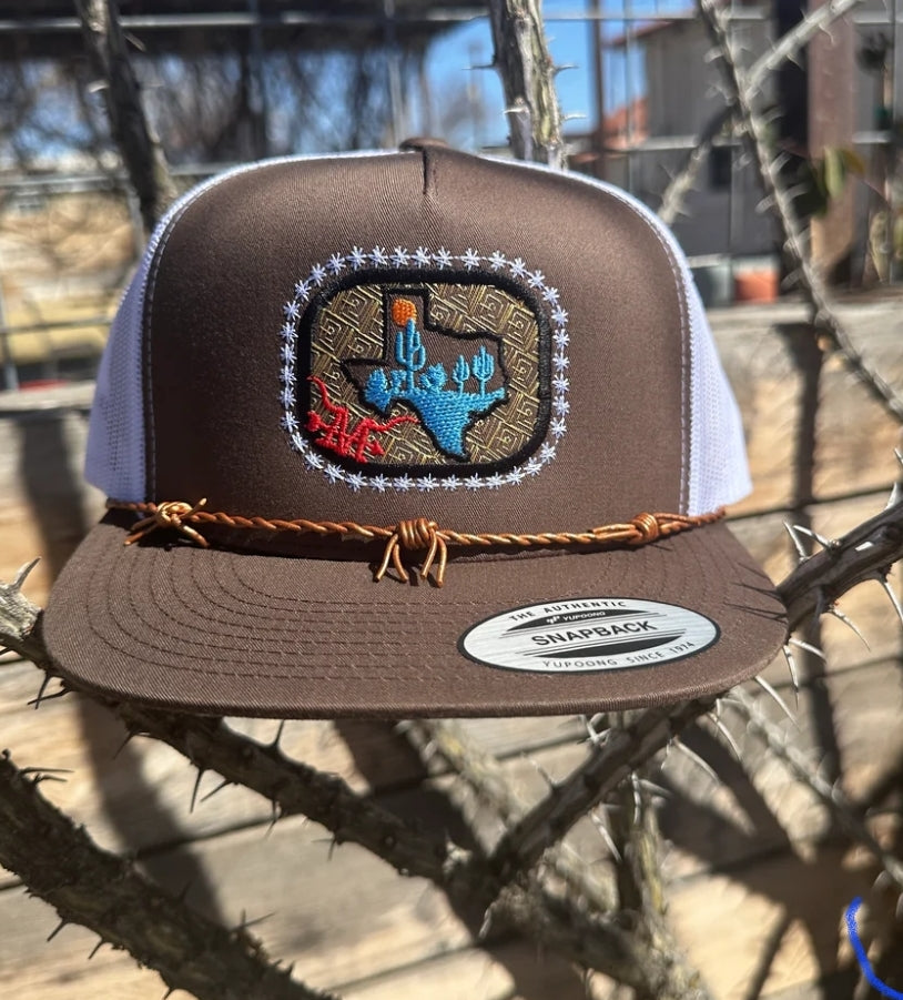 Texas Map Buckle Hat