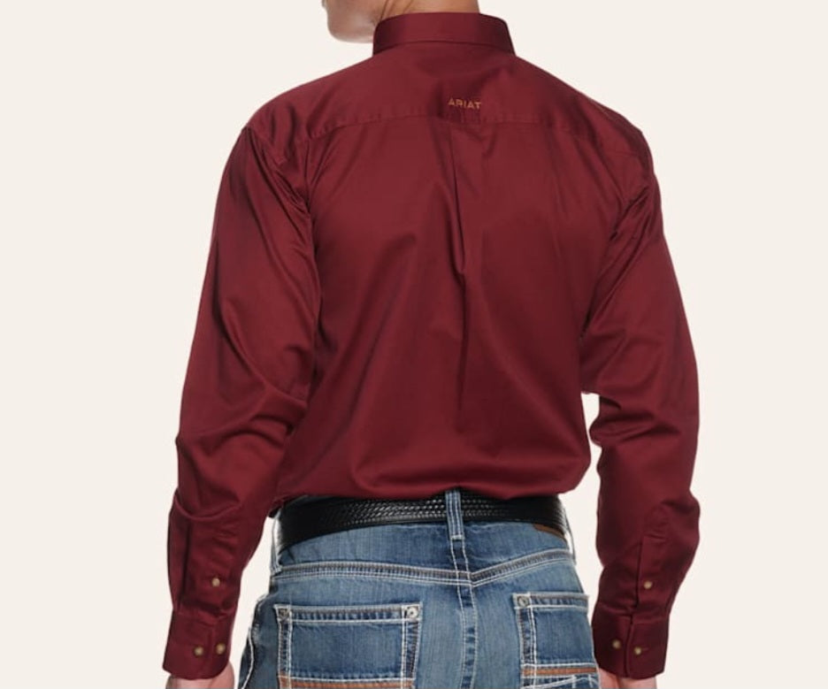Burgundy Ariat LS