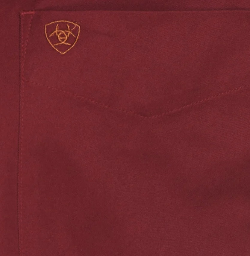 Burgundy Ariat LS