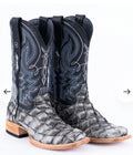 MEN'S EXOTIC GENUINE FISH BOOTS T1330 (GREY)