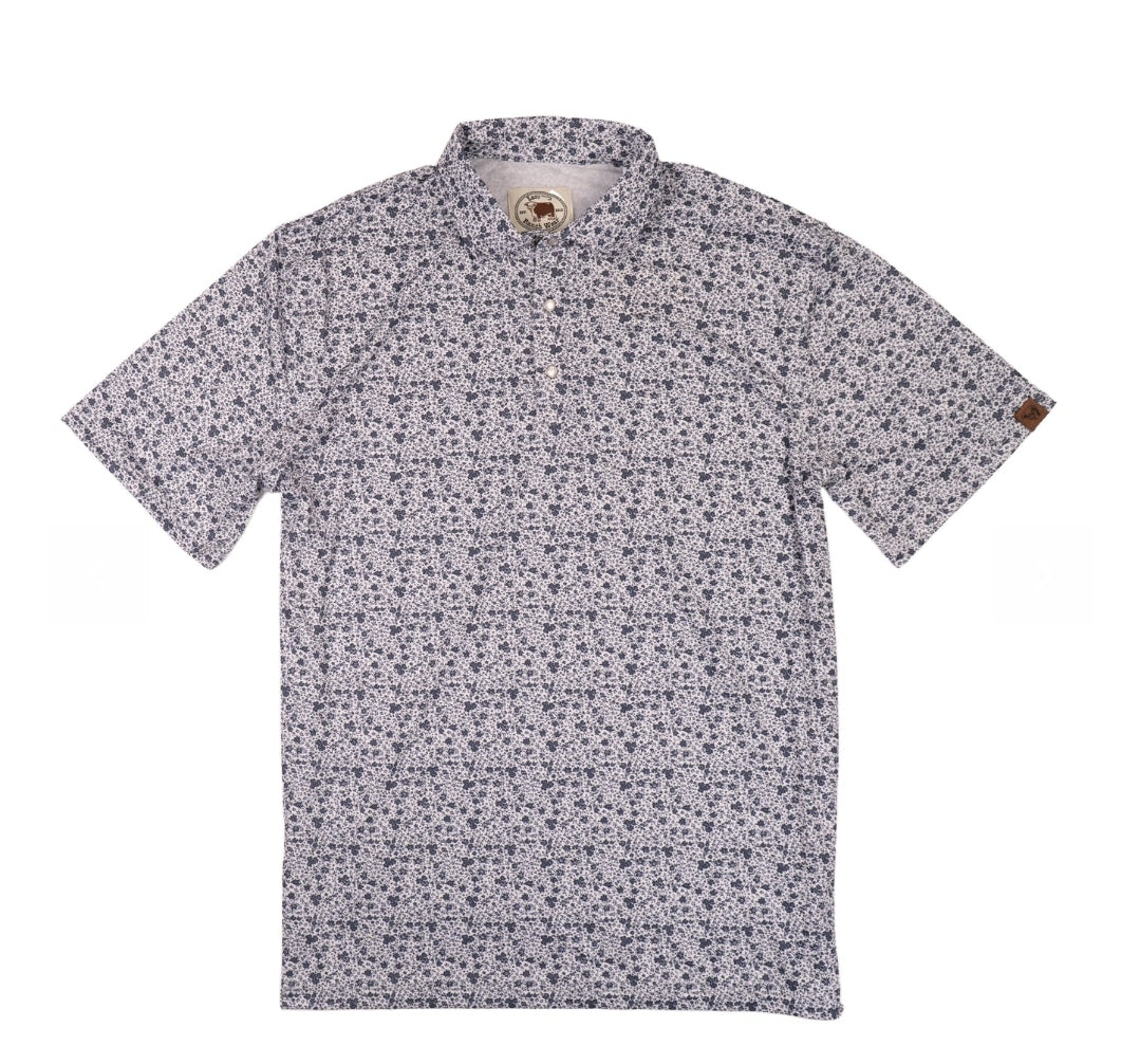 LAZYJ  Floral Print Polo