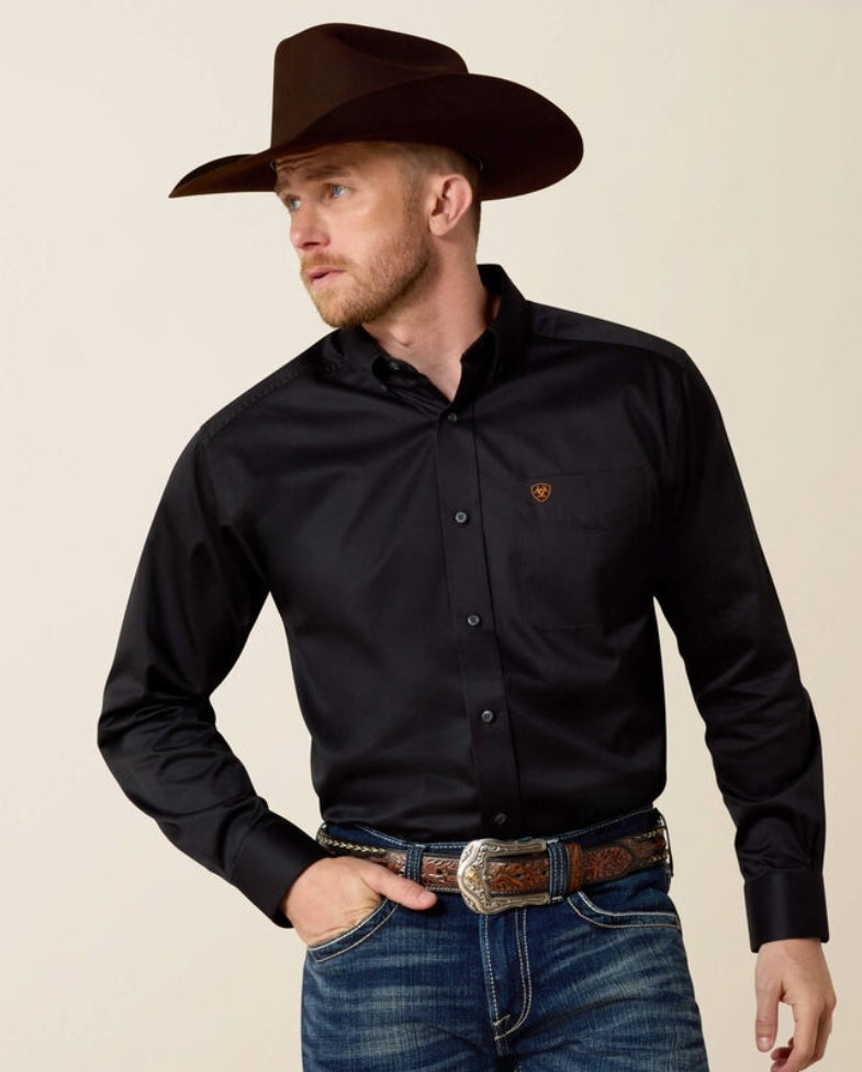 ARIAT BLACK FITTED SHIRT