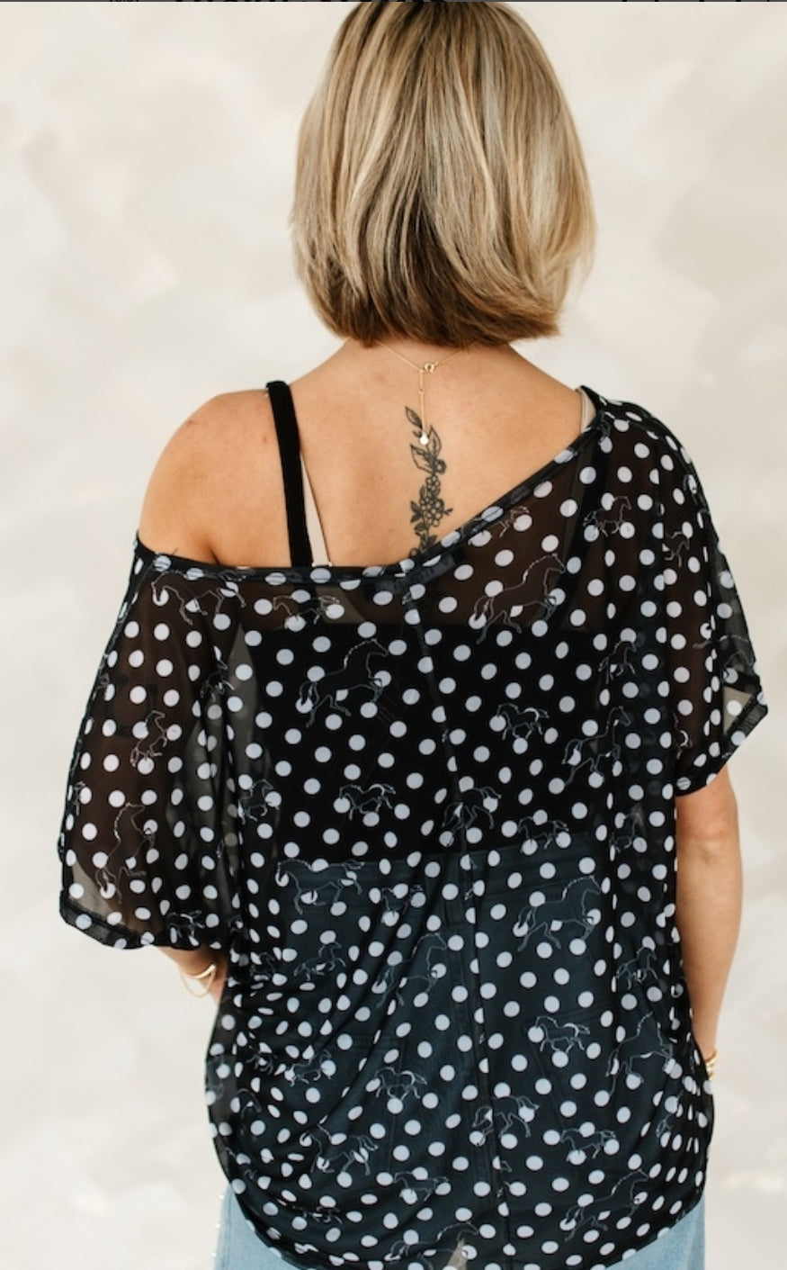 POLKA DOTS TOP