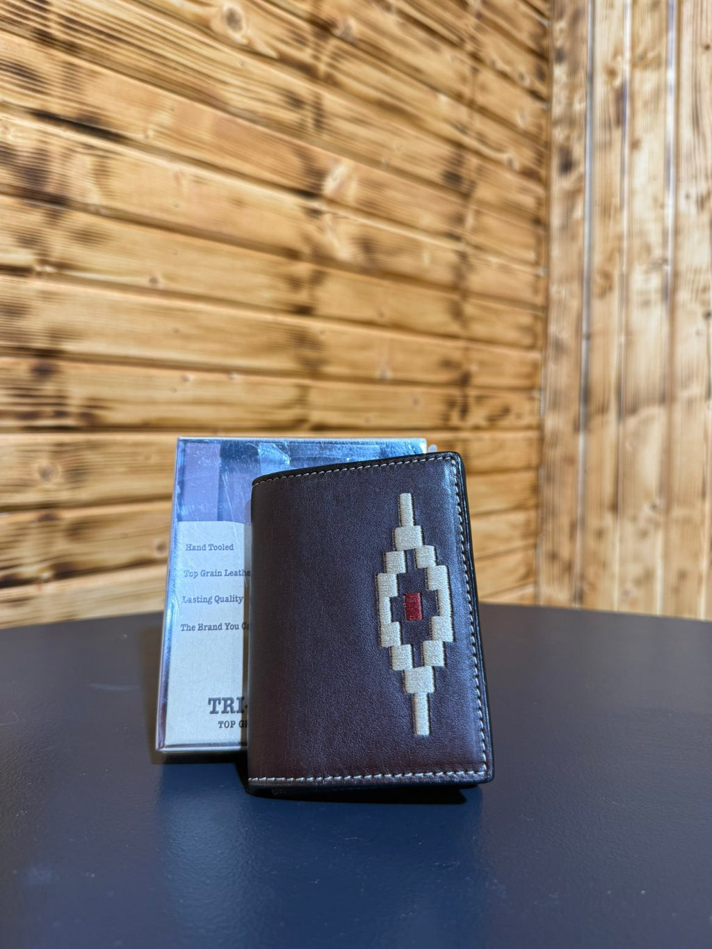 Southwest Lacing Pattern Mens Wallet D8302