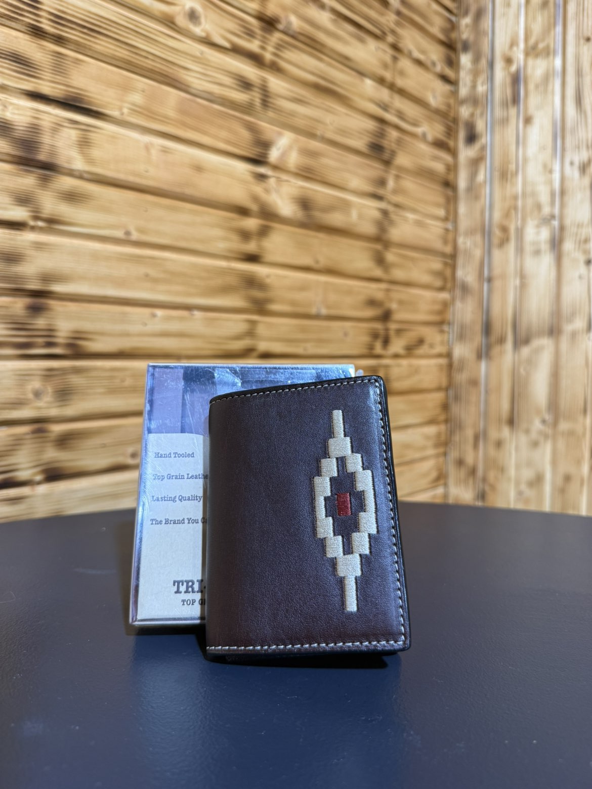 Southwest Lacing Pattern Mens Wallet D8302