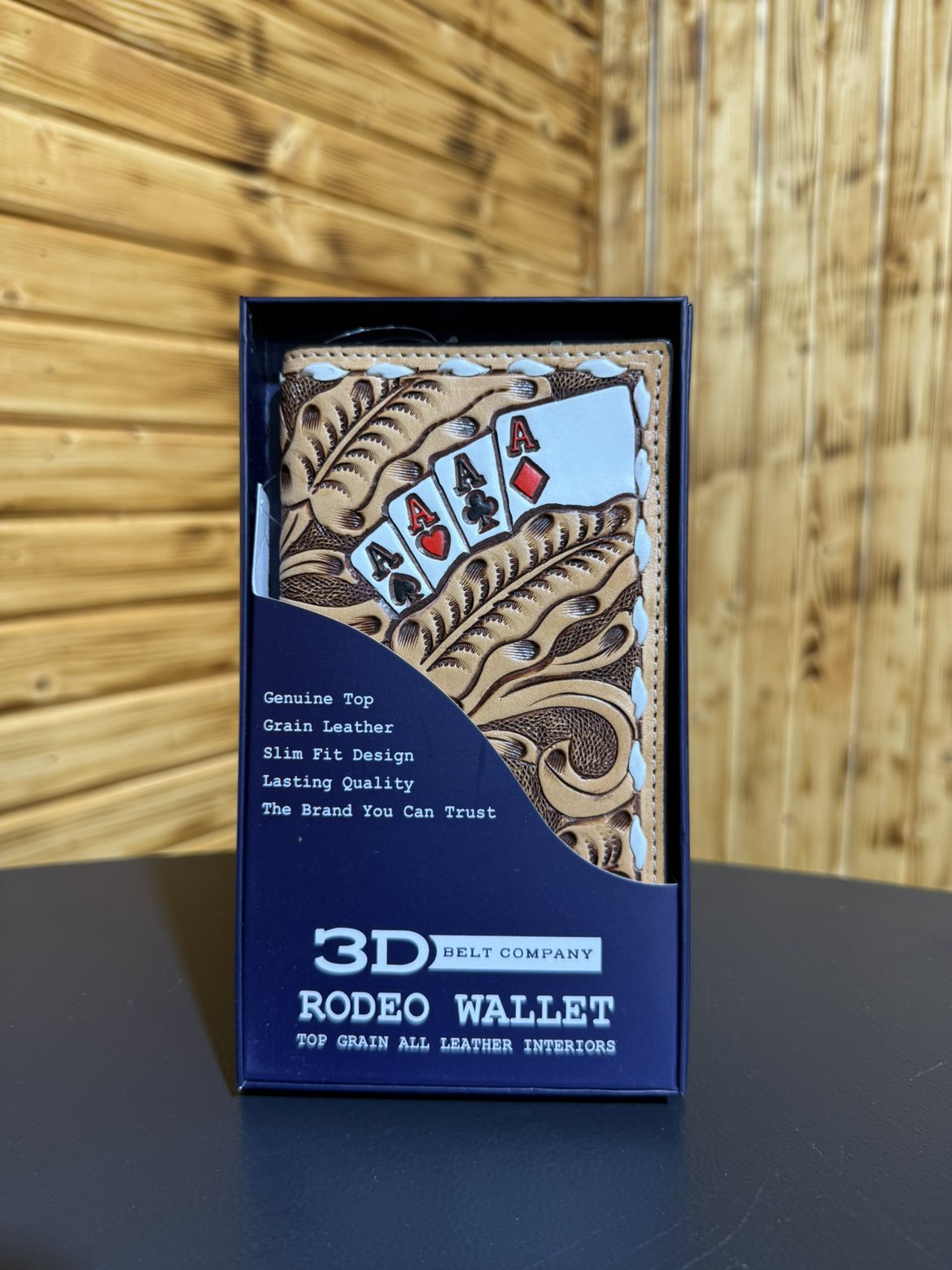 Ace Cards  Men's Rodeo Wallet/ Checkbook