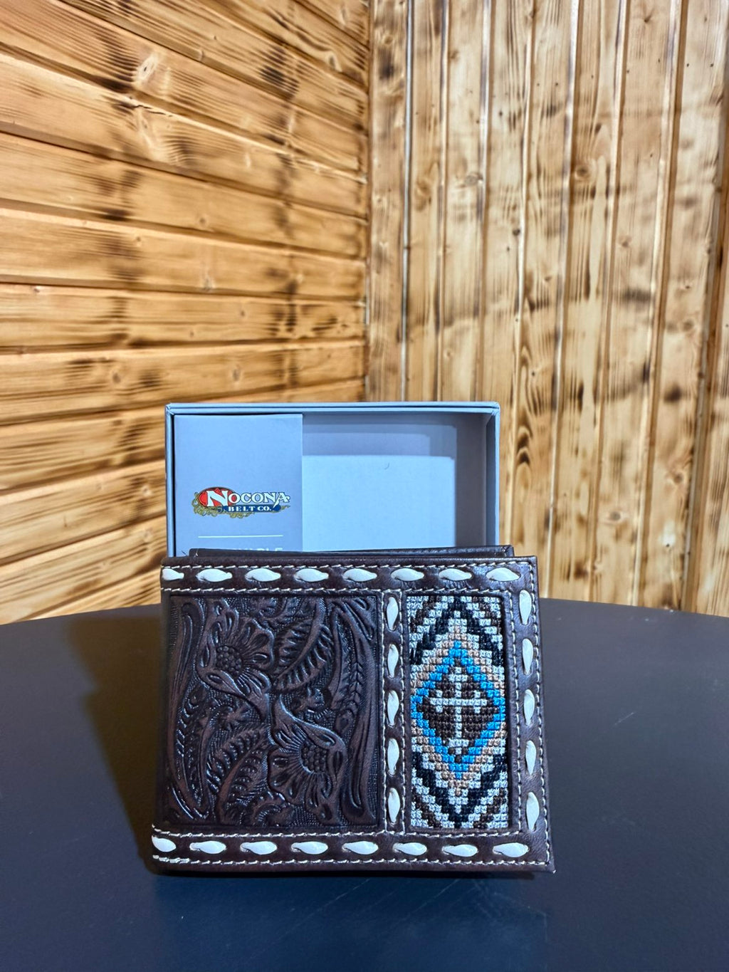 Floral Embossed Bifold N4502