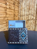 Floral Embossed Bifold N4502