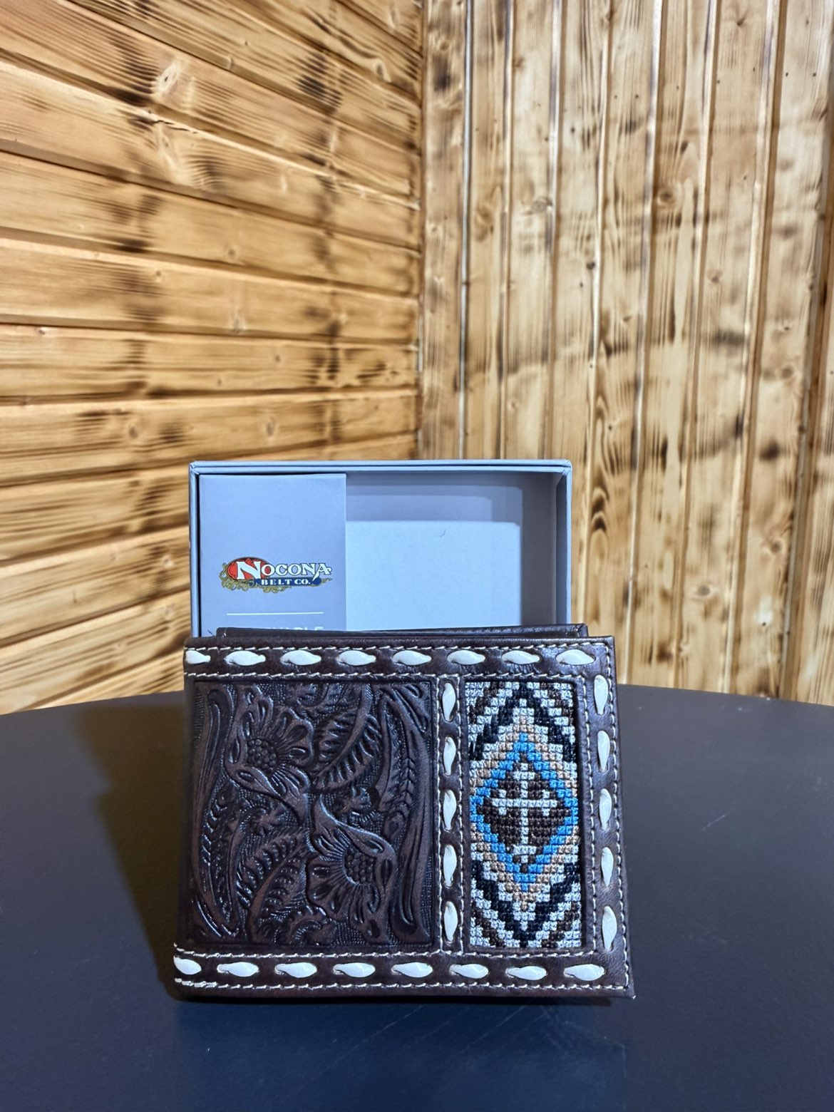 Floral Embossed Bifold N4502