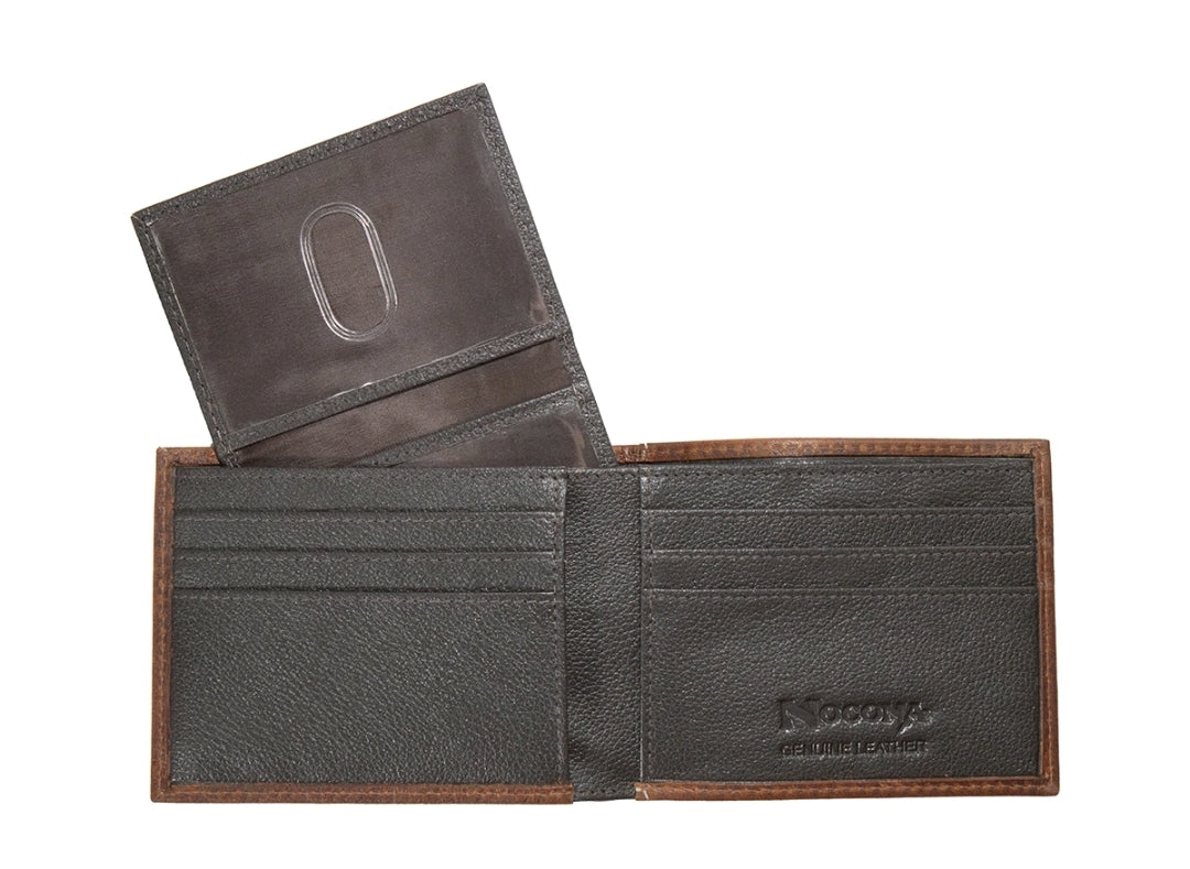 Ostric Brown Bifold Men's Walllet N0602
