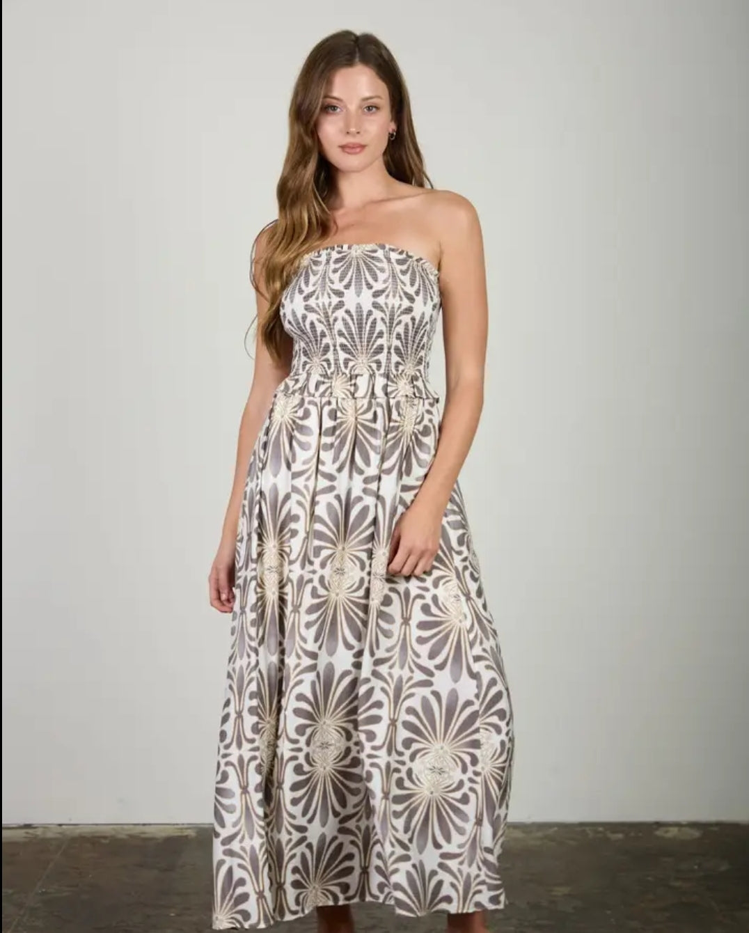 Demask Pattern Strapless