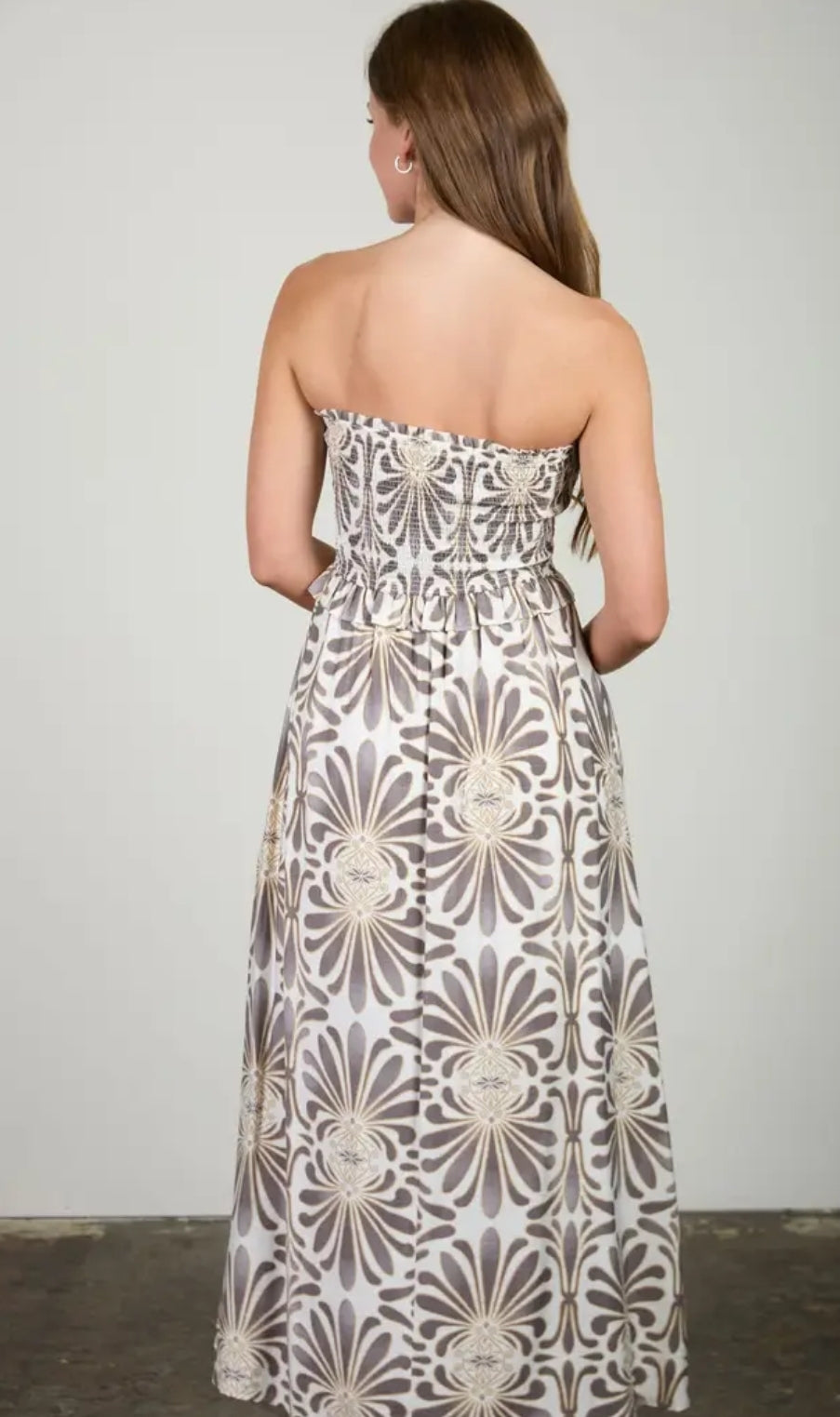 Demask Pattern Strapless