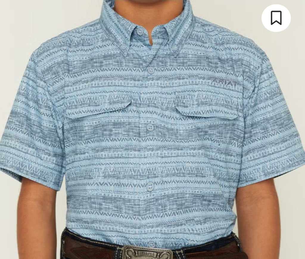 ARIAT BLISSFUL BLUE KIDS SHIRT