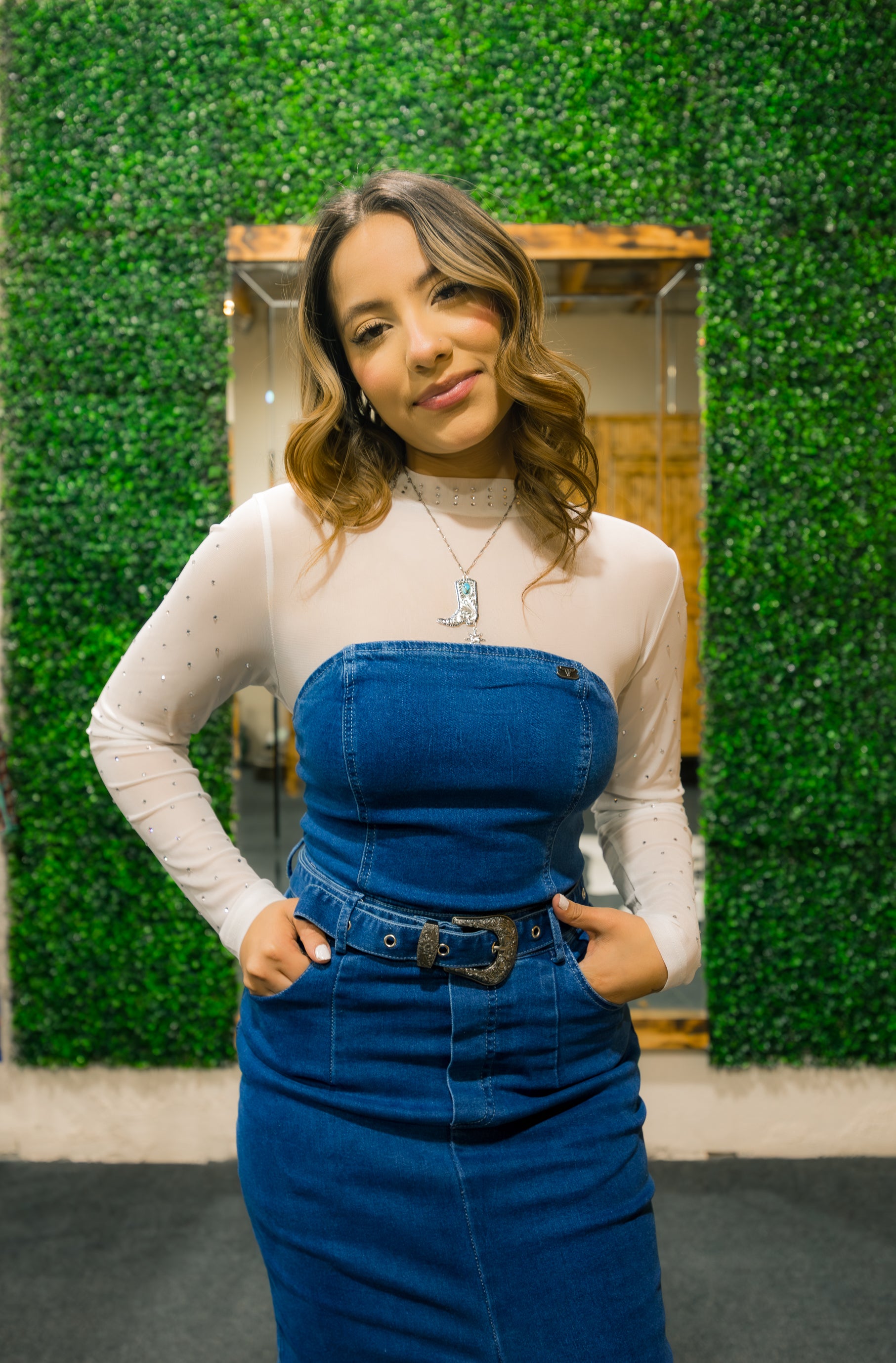 Lucky Denim Dress
