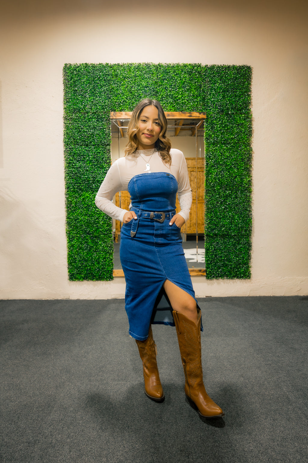Lucky Denim Dress