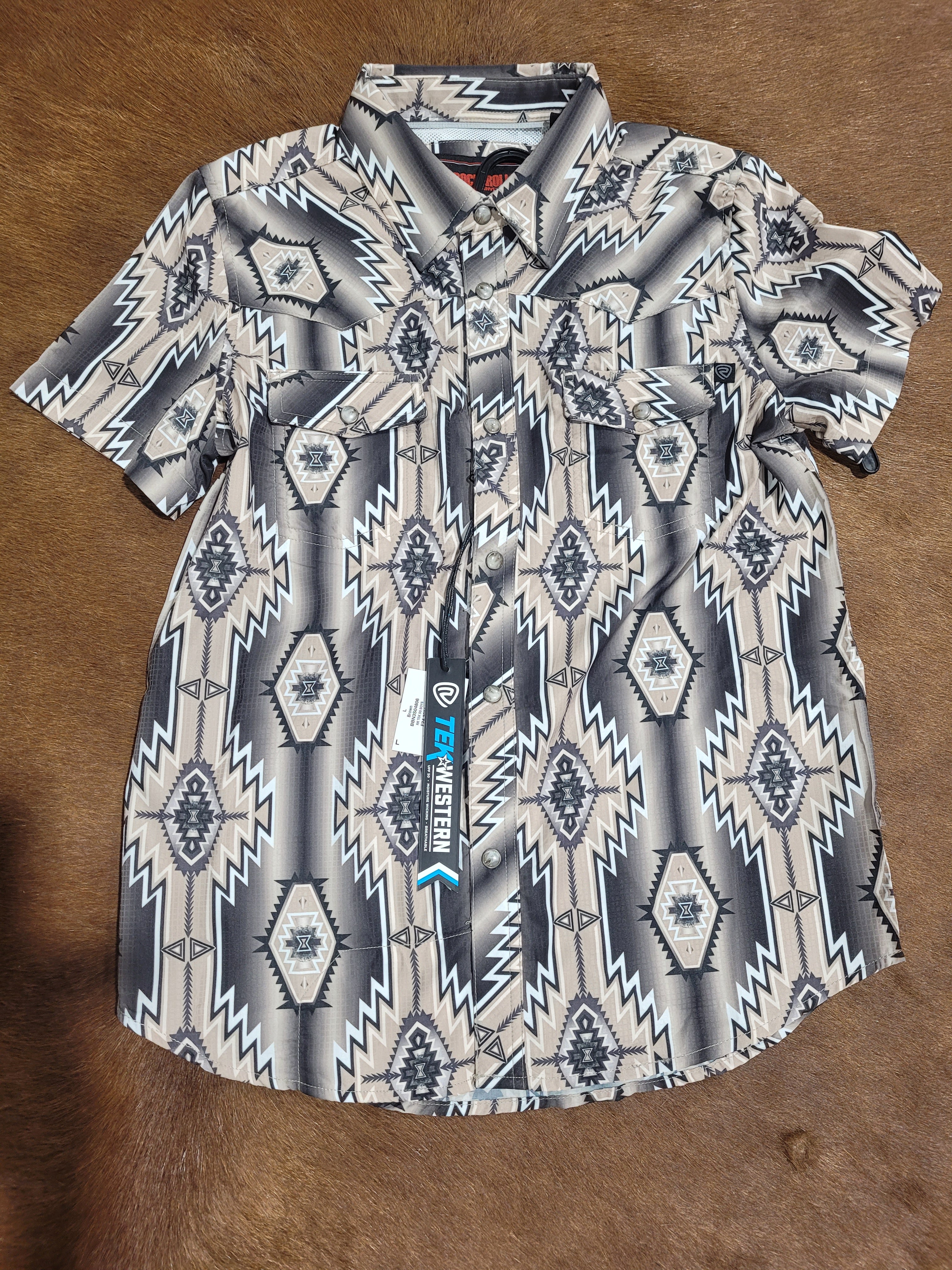 R&R BROWN Tek Western Aztec SS