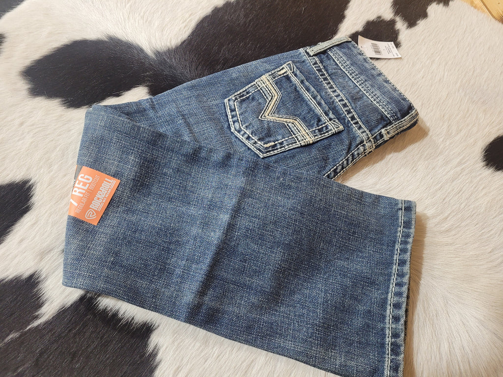 BB6222 Regular Fit/ Boot Cut Boys Jeans