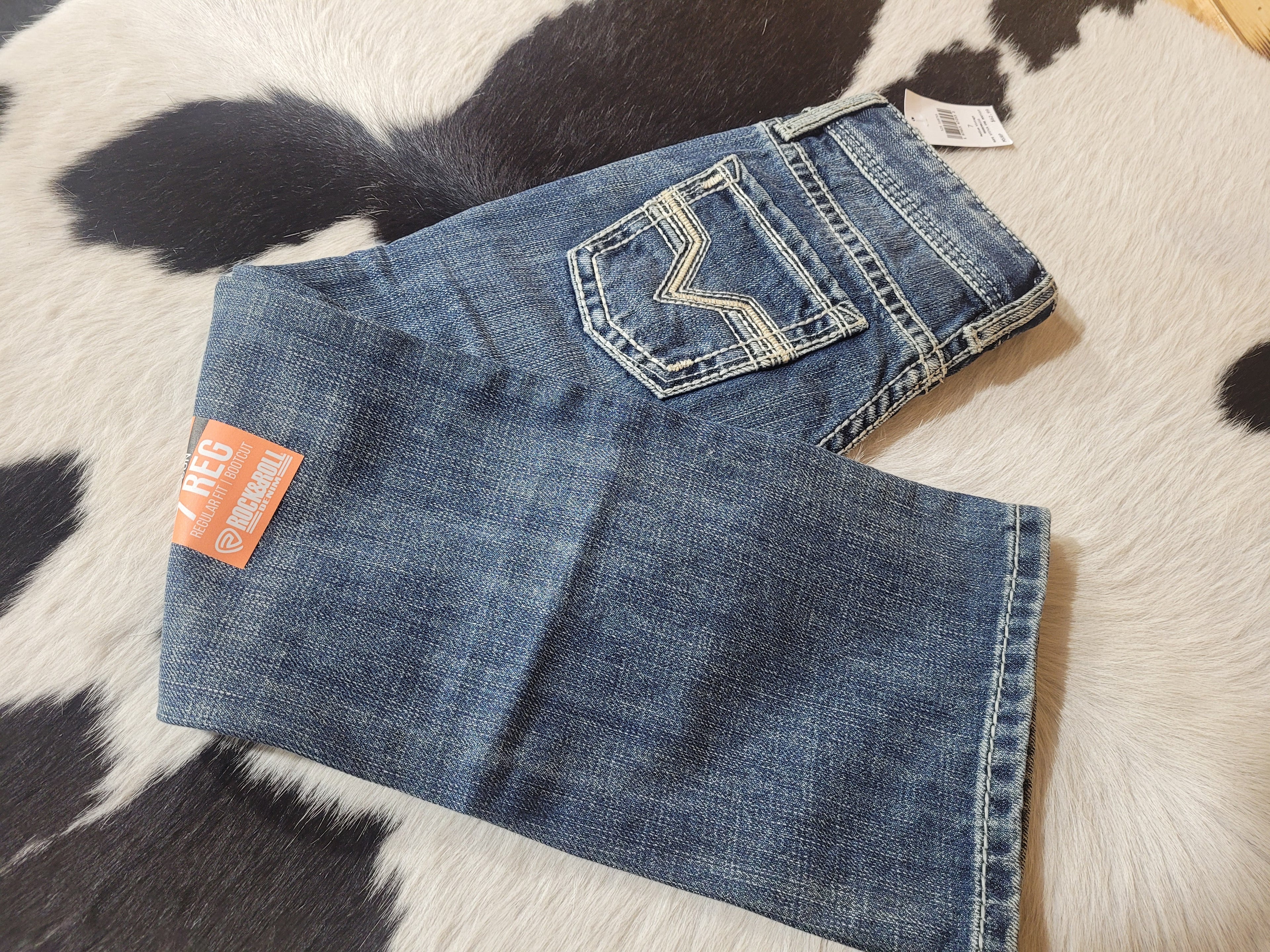 BB6222 Regular Fit/ Boot Cut Boys Jeans