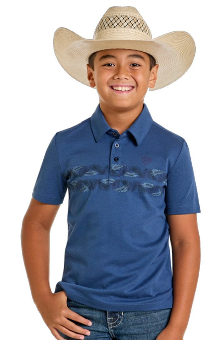 R&R LIGHT NAVY Boys Shirt