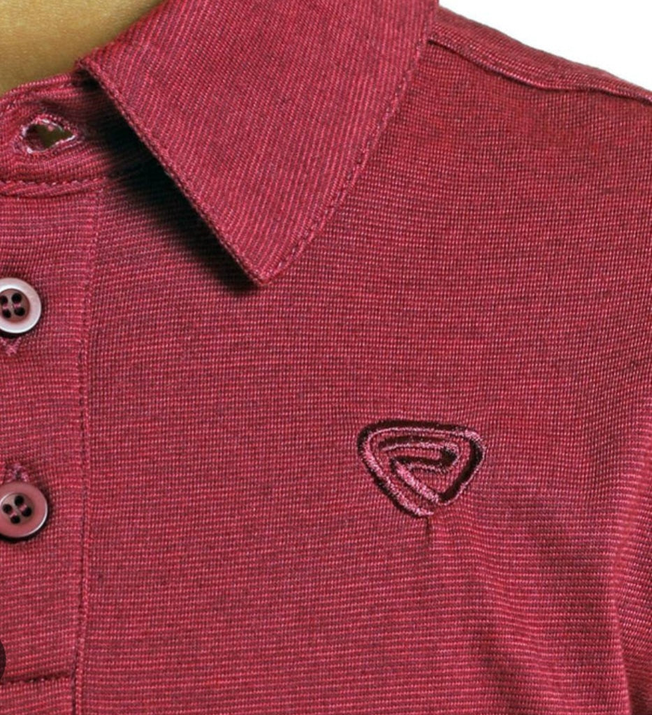 R&R Marron  Boy`s Polo