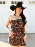 MINY DRESS LEOPARDO