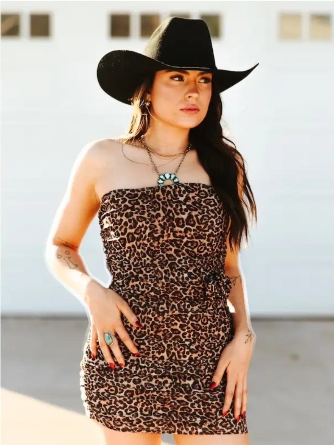 MINY DRESS LEOPARDO