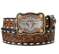 Longhorn Floral Men's Belt N0502