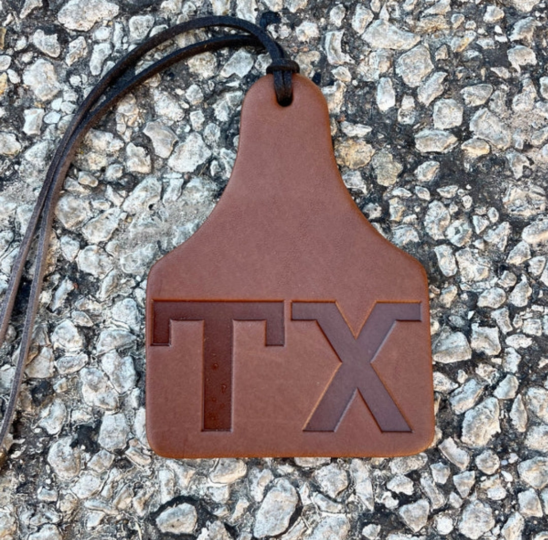 TX Cow Tag Air Flair Brown